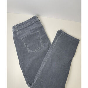 Talbots Simply Flattering Collection 5 Pocket Corduroy Jean Gray Womens Size 16P